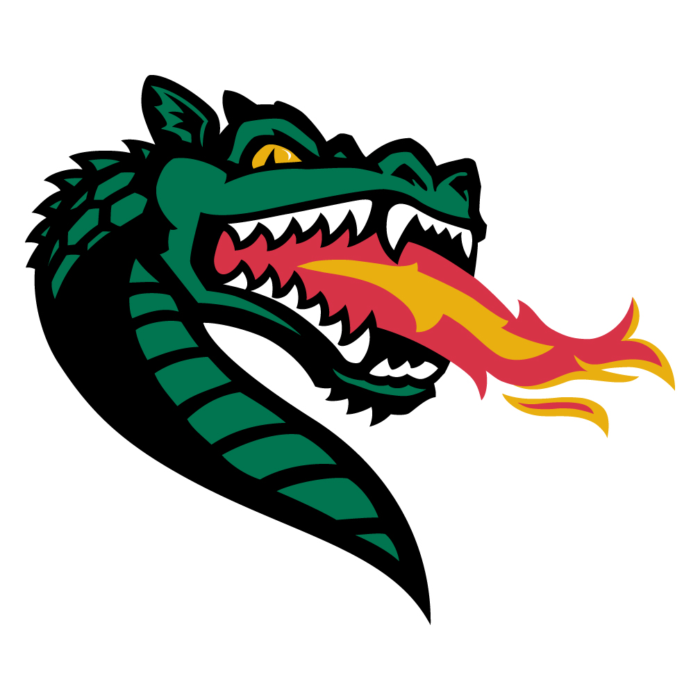 University of Alabama Birmingham Blaze the Dragon Logo