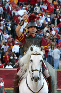 University of Southern California Traveler Mascot