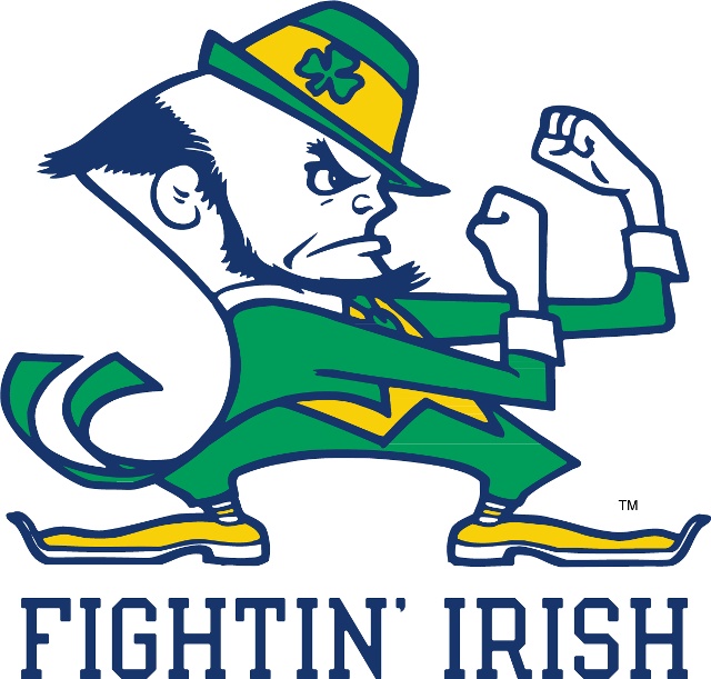 University of Notre Dame Leprechaun Logo