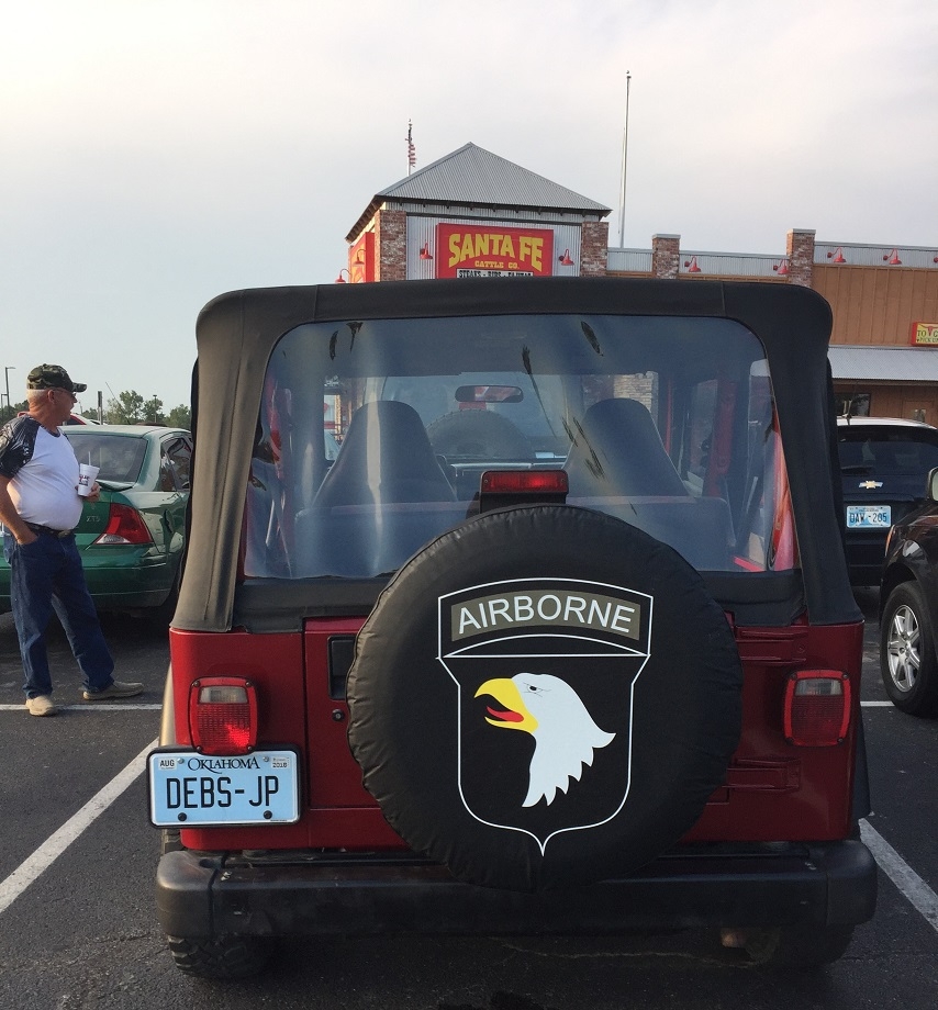 Army Airborne Tire Cover