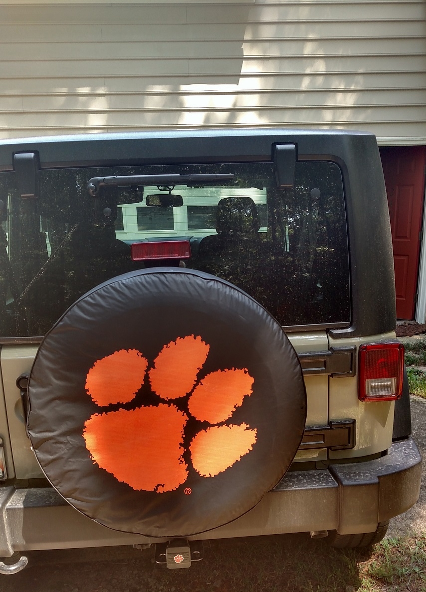 Clemson Tiger Jeep Tire Cover