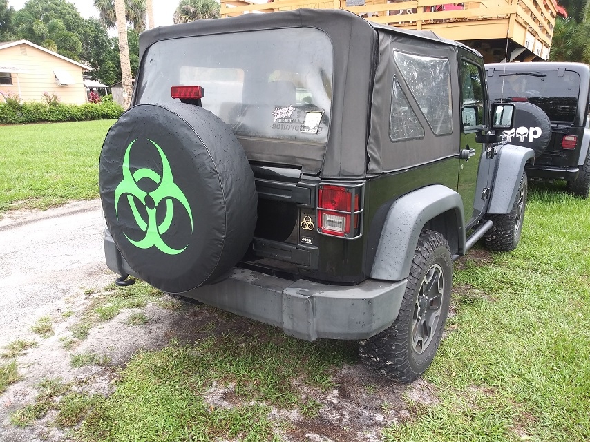Biohazard Customer tire cover photo