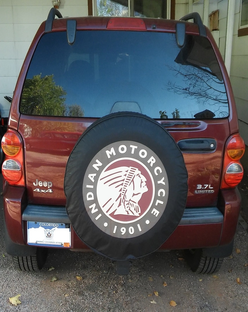 Indian Motorcycle Tire Cover
