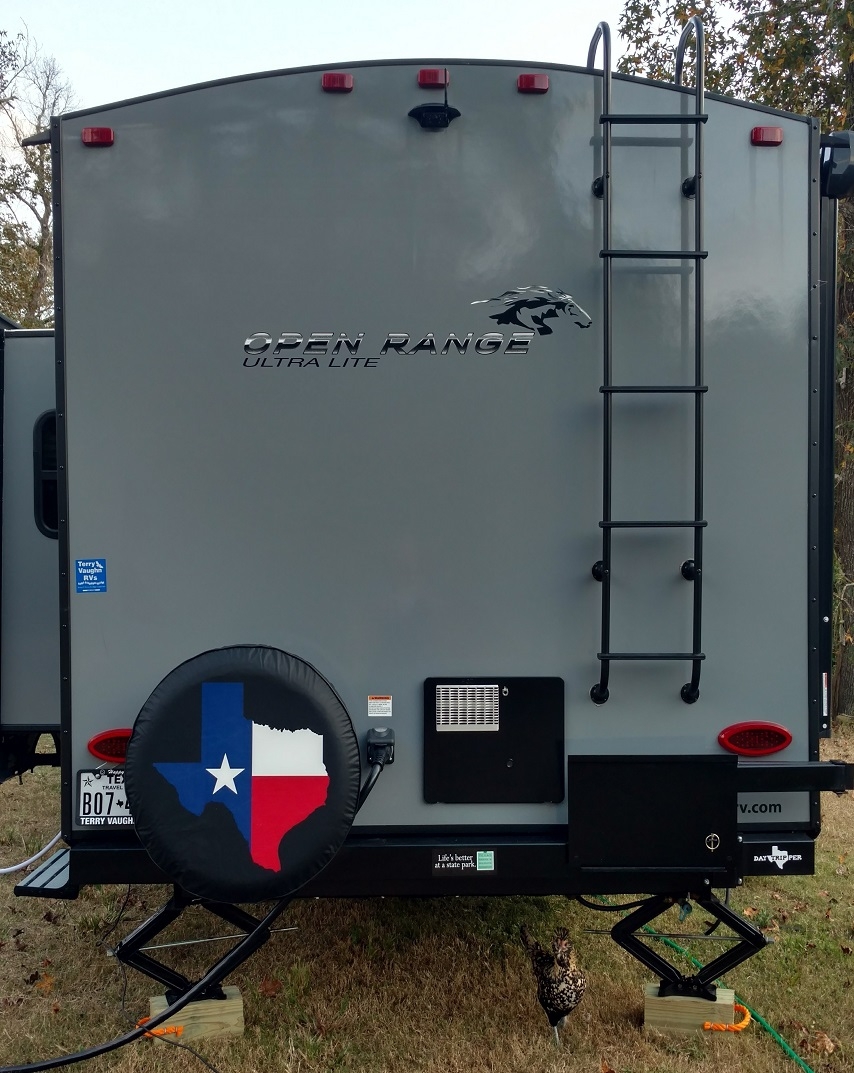 State of Texas Outline tire cover