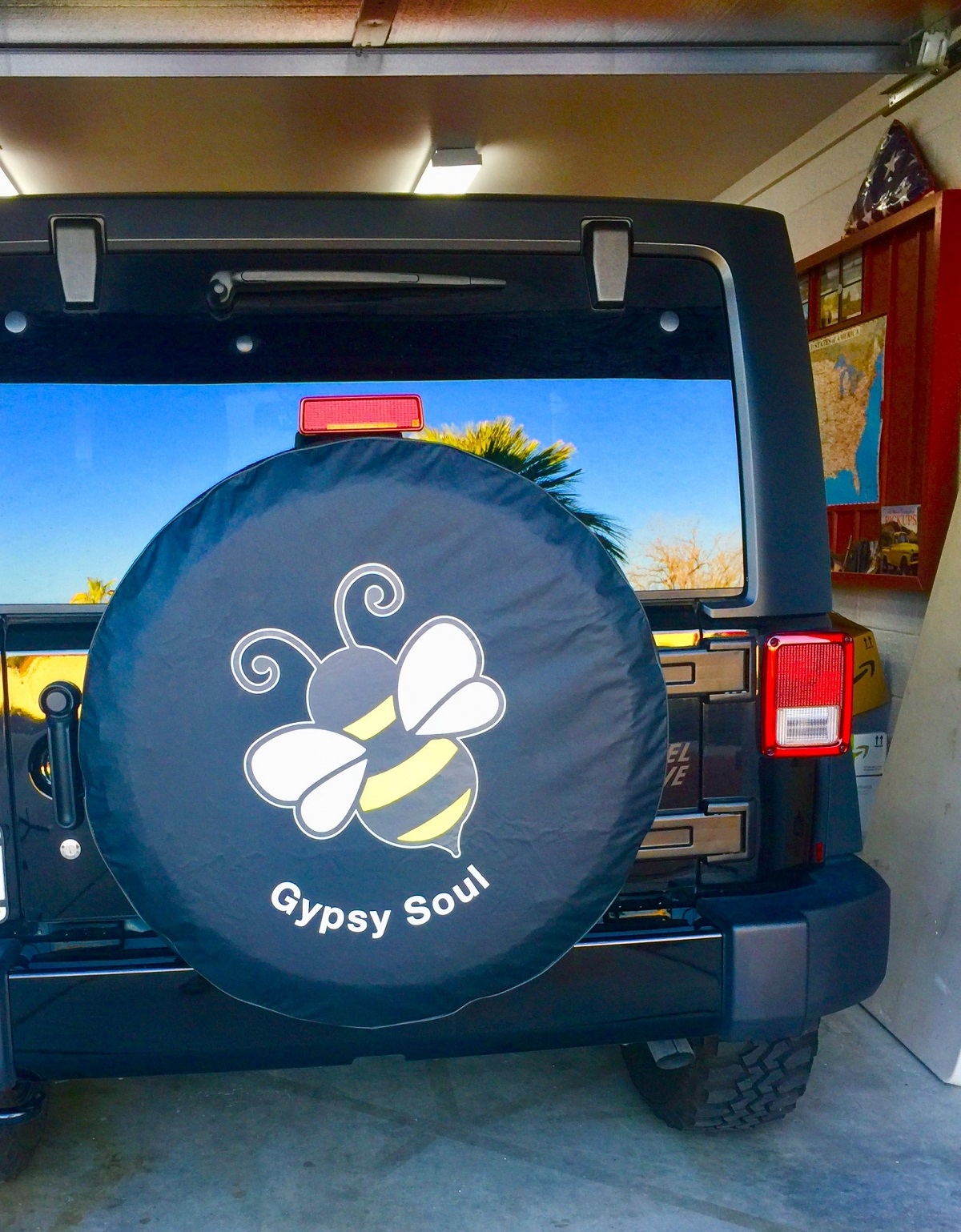 Bumble Bee Custom Tire Cover for Jeep Wranglers